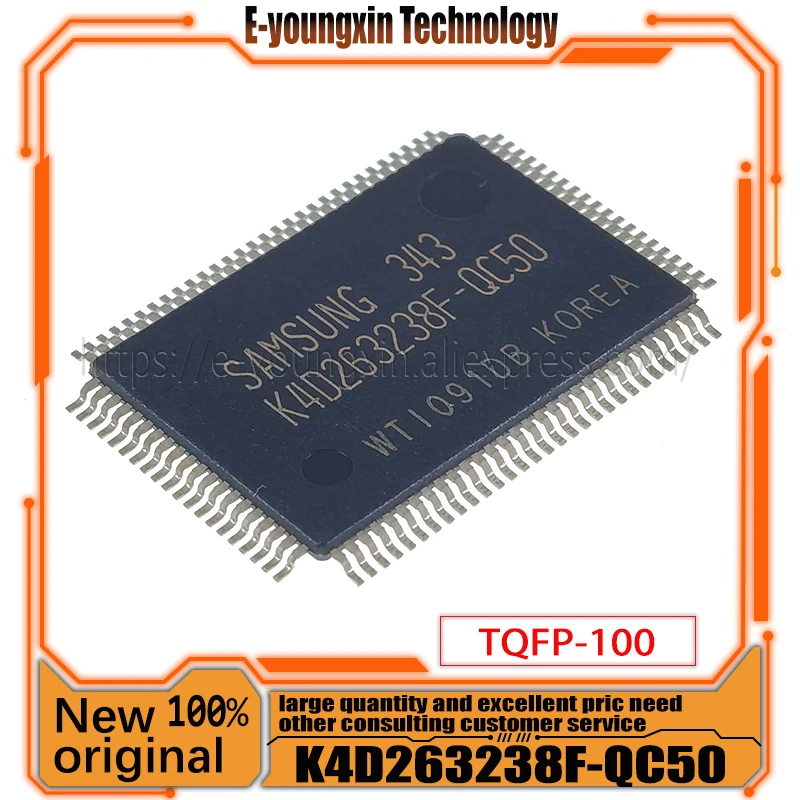 K4D263238F-QC50 K4D263238F QC50 TQFP100 100% New Original In Stock