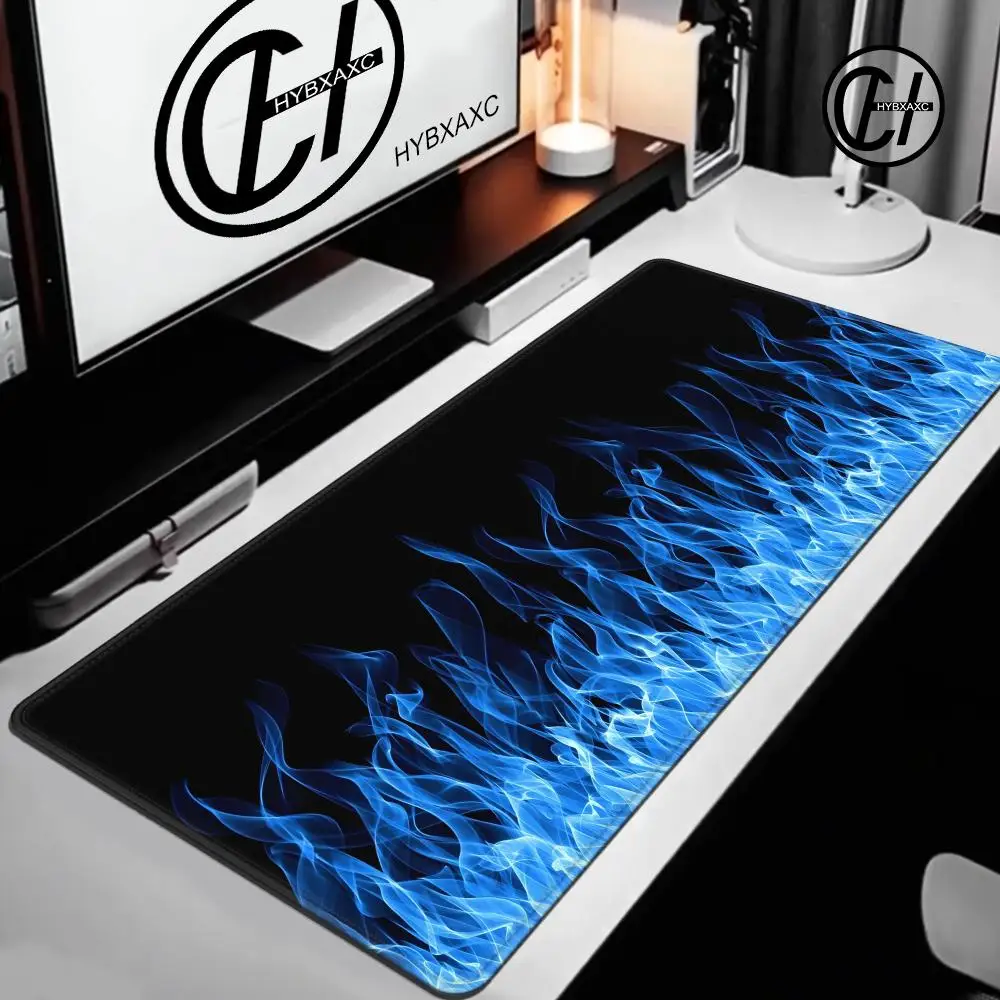 Flames Refining sparks Mouse Pad Desk Mouse Pad Cute HD Desk Pad Extended Gaming Keyboard Mats Large 100x50cm XXL Gamer Mousepad