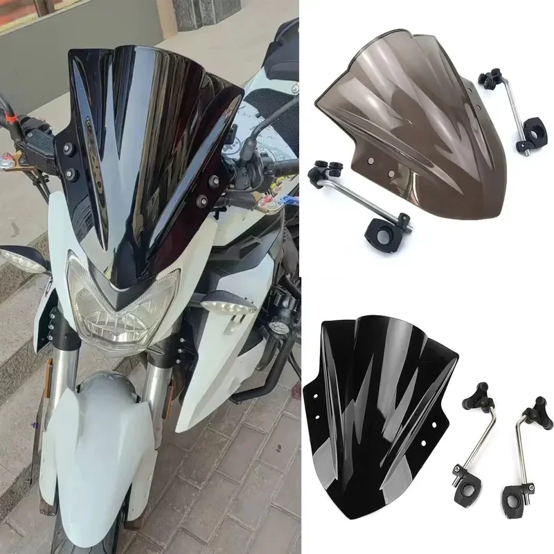 

For CFMoto CF Moto 650 NK 650nk 400nk 250nk adjustable bracket 7/8 "22mm handlebar windscreen screen windshield wind deflectors