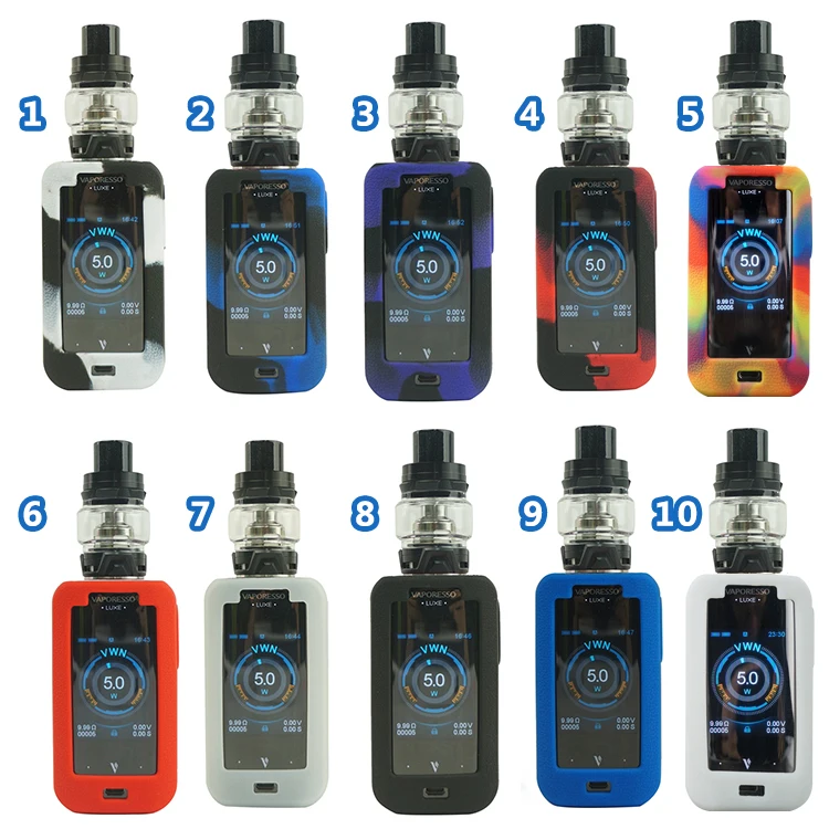 VAPORESSO Luxe silicone case Luxo Silicone Case protetora, Resistente ao desgaste, Drop-Resistant, 1Pc