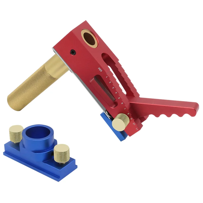 

-A02R Bench Hold Dog Holes Fast Hold Down Clamp - Woodworking T-Track Hold Down Clamp Desktop Adjustable Fast Fixed Clip