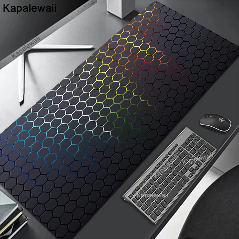 Mousepad Company Geometric Computer Mouse Pad Gaming Accessories Game Player XXL Large Desk Mat Computer Keyboard Pads 120x50cm