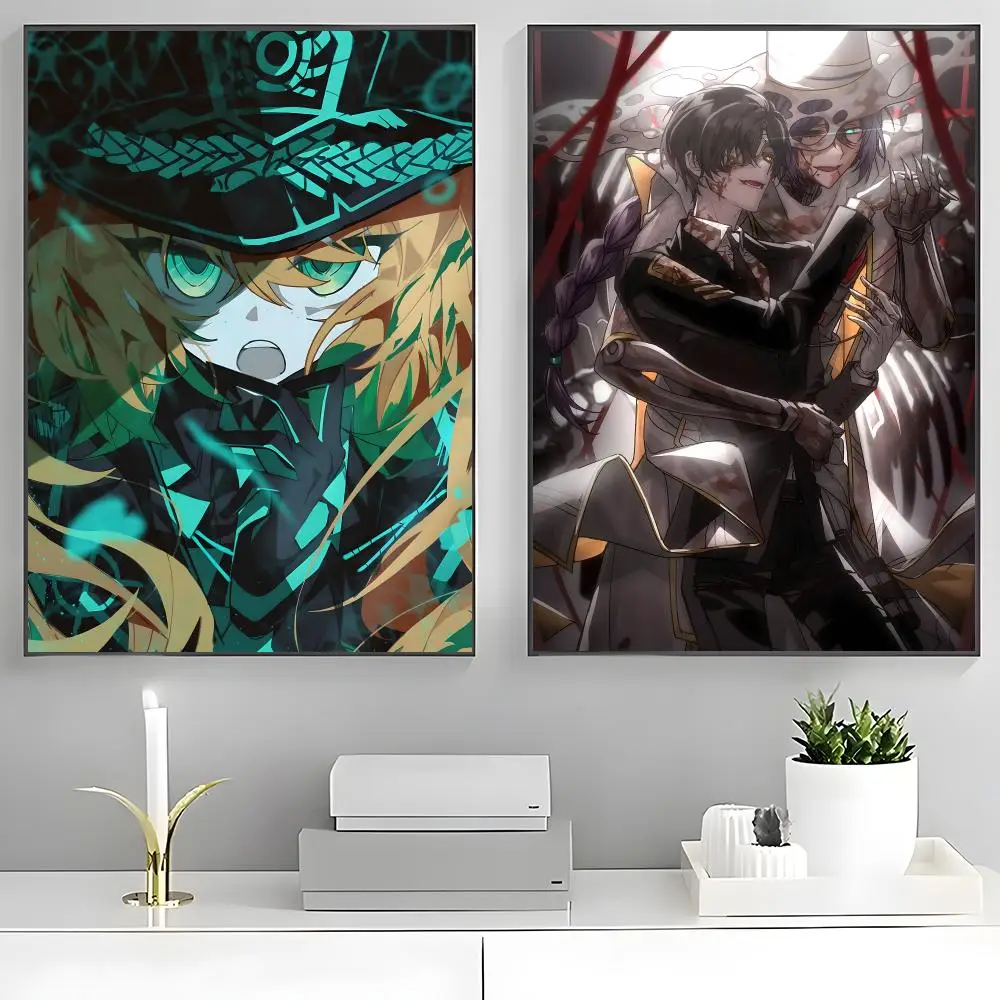 Game Limbus Company Poster Poster Stickers Painting Mural HD Wall Decals for Bedroom Living Room Home Self-Adhesive