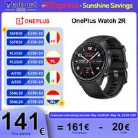 New OnePlus Watch 2R Global Version Smart Watch 1.43” AMOLED Snapdragon W5 Chipset Up to 100h Battery Life Google Wear OS 4 NFC