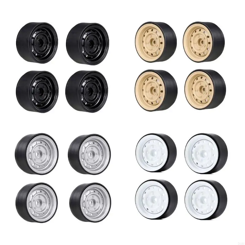 

76HF Remote Control Model Metal Wheel Rims for Car Toy 1/10 Crawler Collection Kits