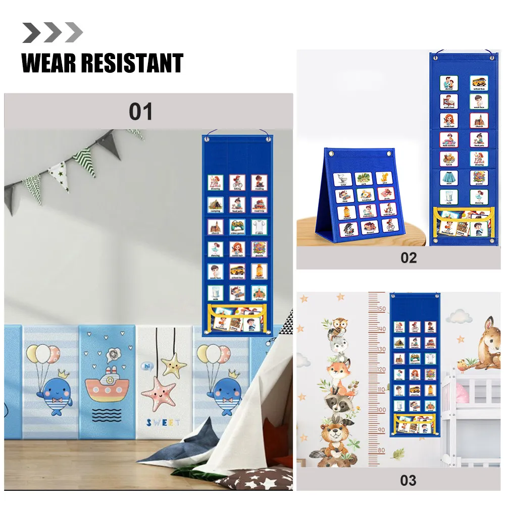 1Set Daily Routine Chart for Visual Schedule Board Chore Chart Behavior Incentive Calendar Schedule Planning view 6