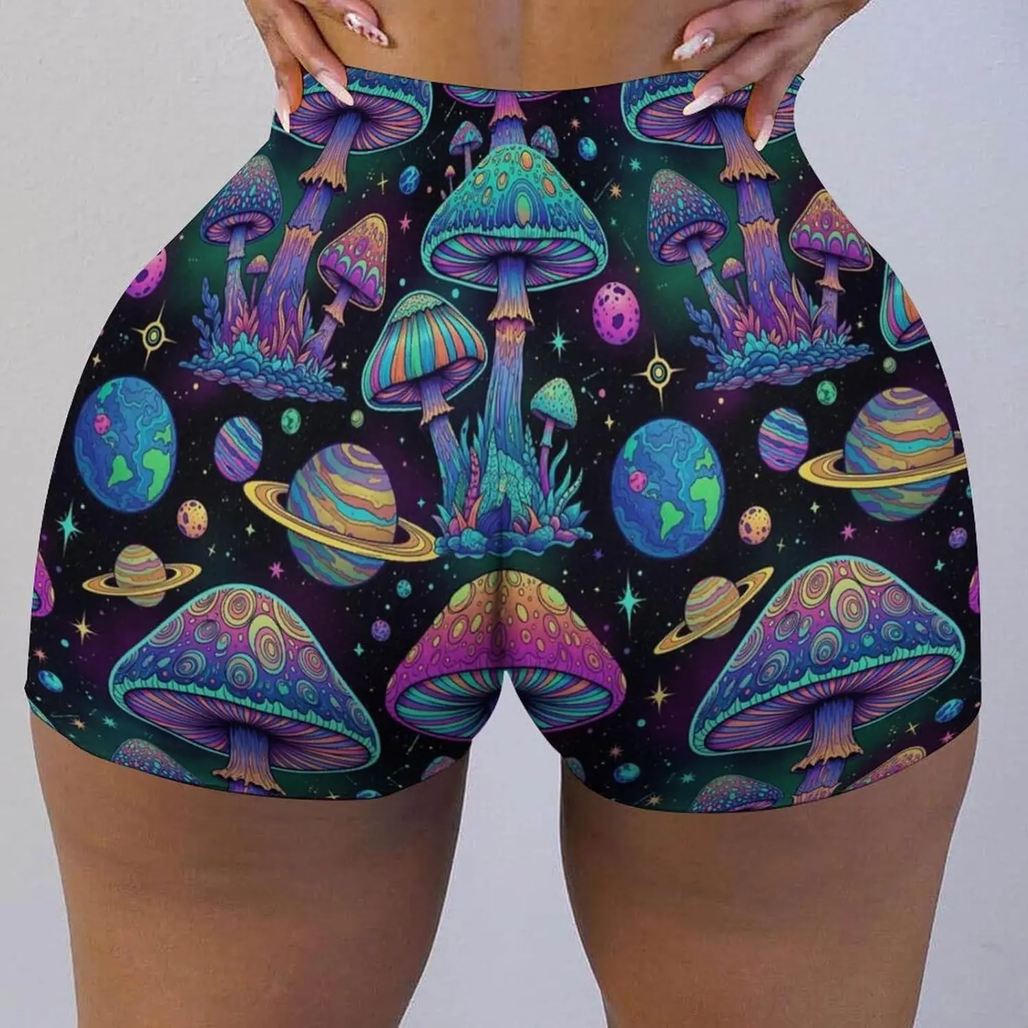 

Женские спортивные велосипедные шорты с высокой талией для йоги, бега и спорта