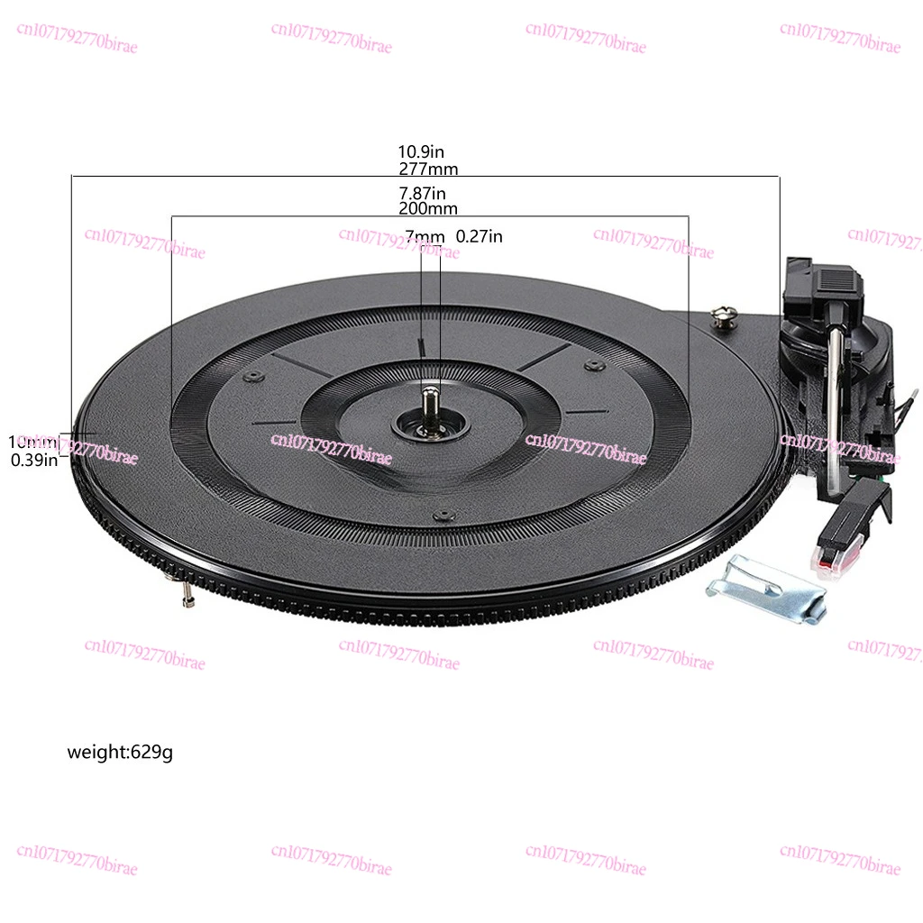 Musical Instrument Accessories Gramophone Turntable 28CM Automatic Stop