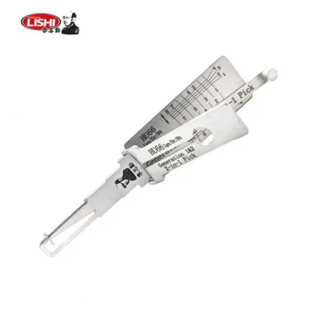 

Отмычка-декодер Lishi HU66 Ign/Dr/Bt 2-в-1 для VW/Audi HU66 (одинарный подъемник)