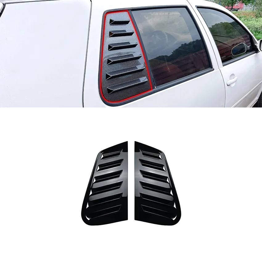 For Volkswagen Golf 4 High 4 Golf MK4 1997-2006 Glossy Black Body Side Panels Fender DecorationLouver Car Accessories Upgrade