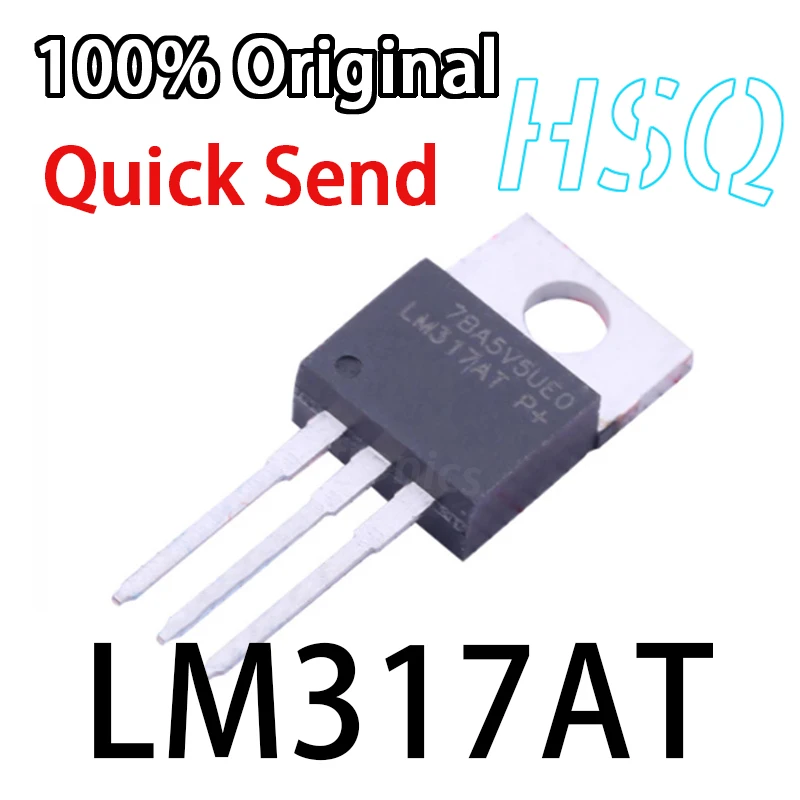 

1PCS Original LM317AT/NOPB LM317AT Patch TO-220-3 Adjustable Linear Regulator Chip