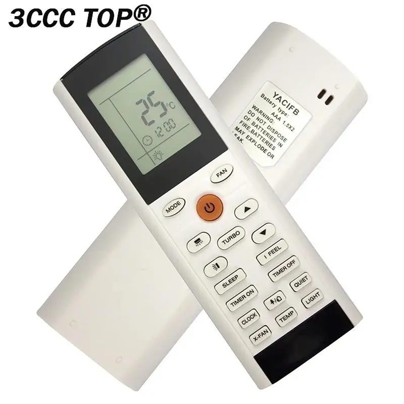 Air Conditioner Remote Control Universal YACIFB YAC1FB For Gree ELECTROLUX MSHV25D1S AC Fernbedienung Large-screen LCD Display