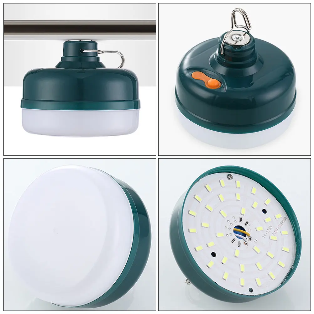 

Перезаряжаемый светодиодный фонарь для кемпинга 100 Вт с магнитным крючком, 3 режима, водонепроницаемый, аварийный, для улицы, ночного освещения, для палаток и походов