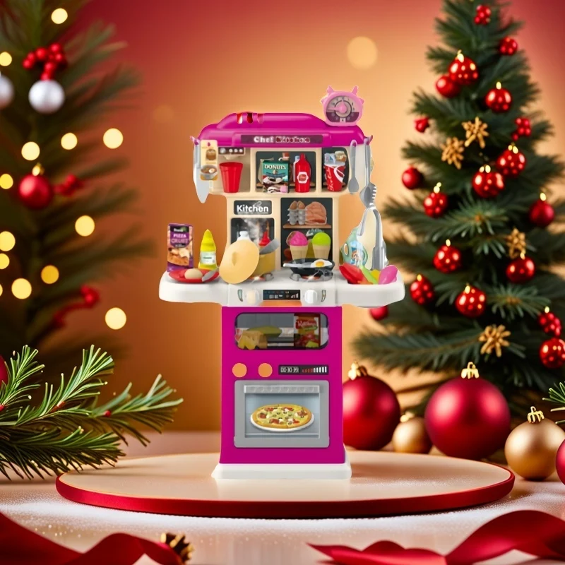 

Children's Home Kitchen Toys Multi functional Cooking Simulation Kitchenware Birthday Gifts