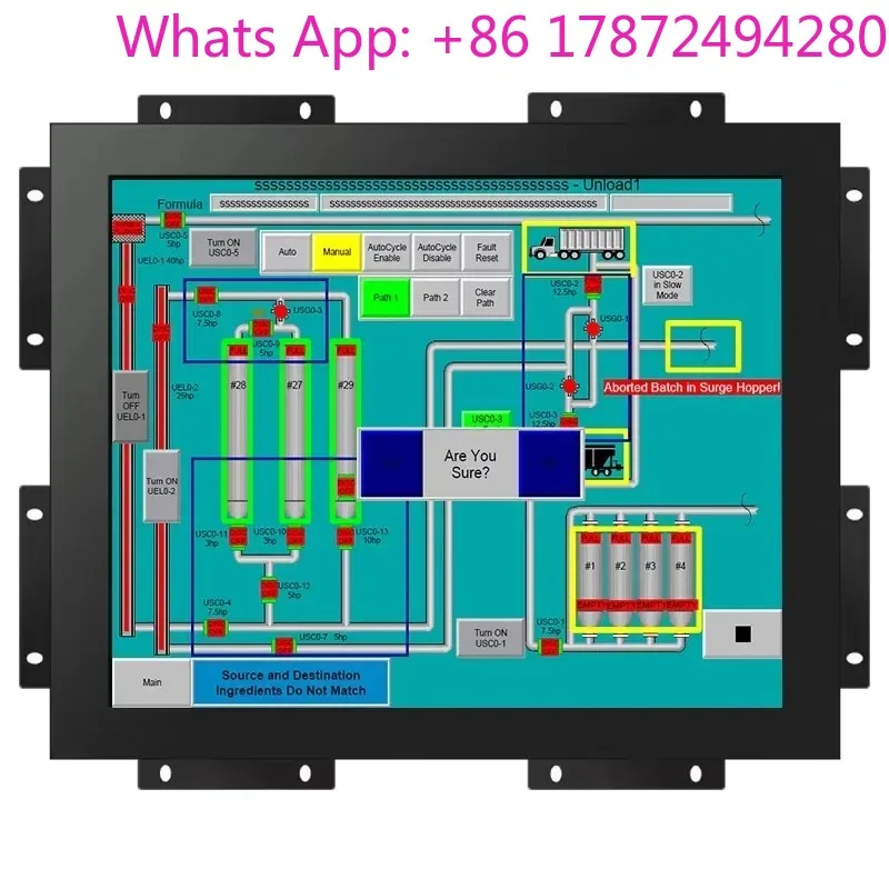 19 Touch Screen Light Emitting Diode Industrial Control