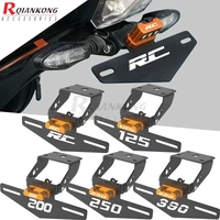 Soporte de marco trasero para matrícula de motocicleta, con luz LED para DUKE 125 200 250 390 RC Duke 2017-2020 2021 2022 2023