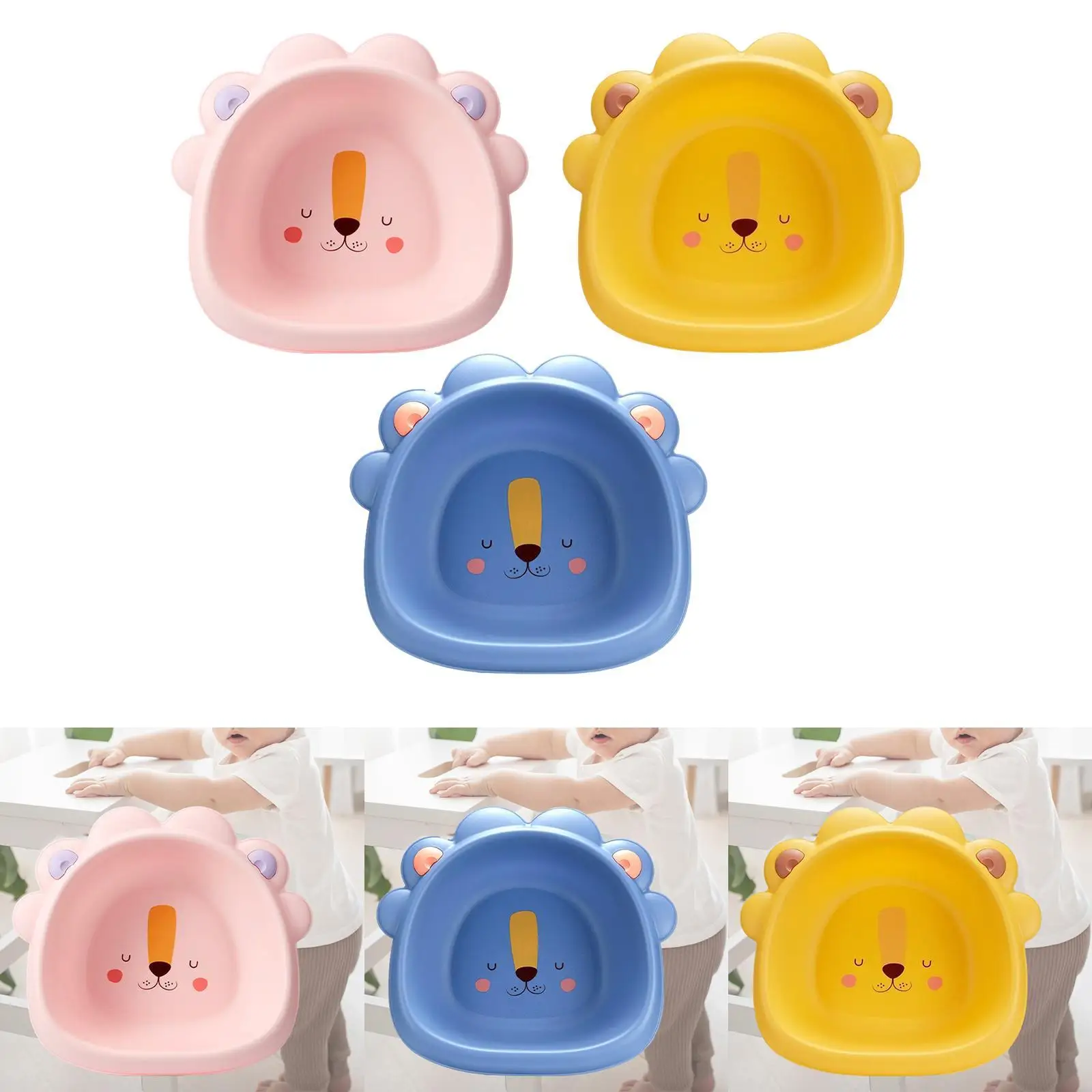 

Foot Basin Baby Bath Tub Large Capacity Cute Heat Resistant Application Wash