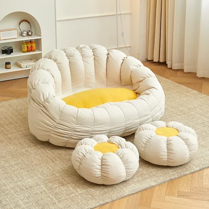 

Creative Lazy Sofa Fun CloudShaped Bean Bag Lying Sleeping Tatami Mats Personalized Single Person Lounge Chair Ins Filming Prop