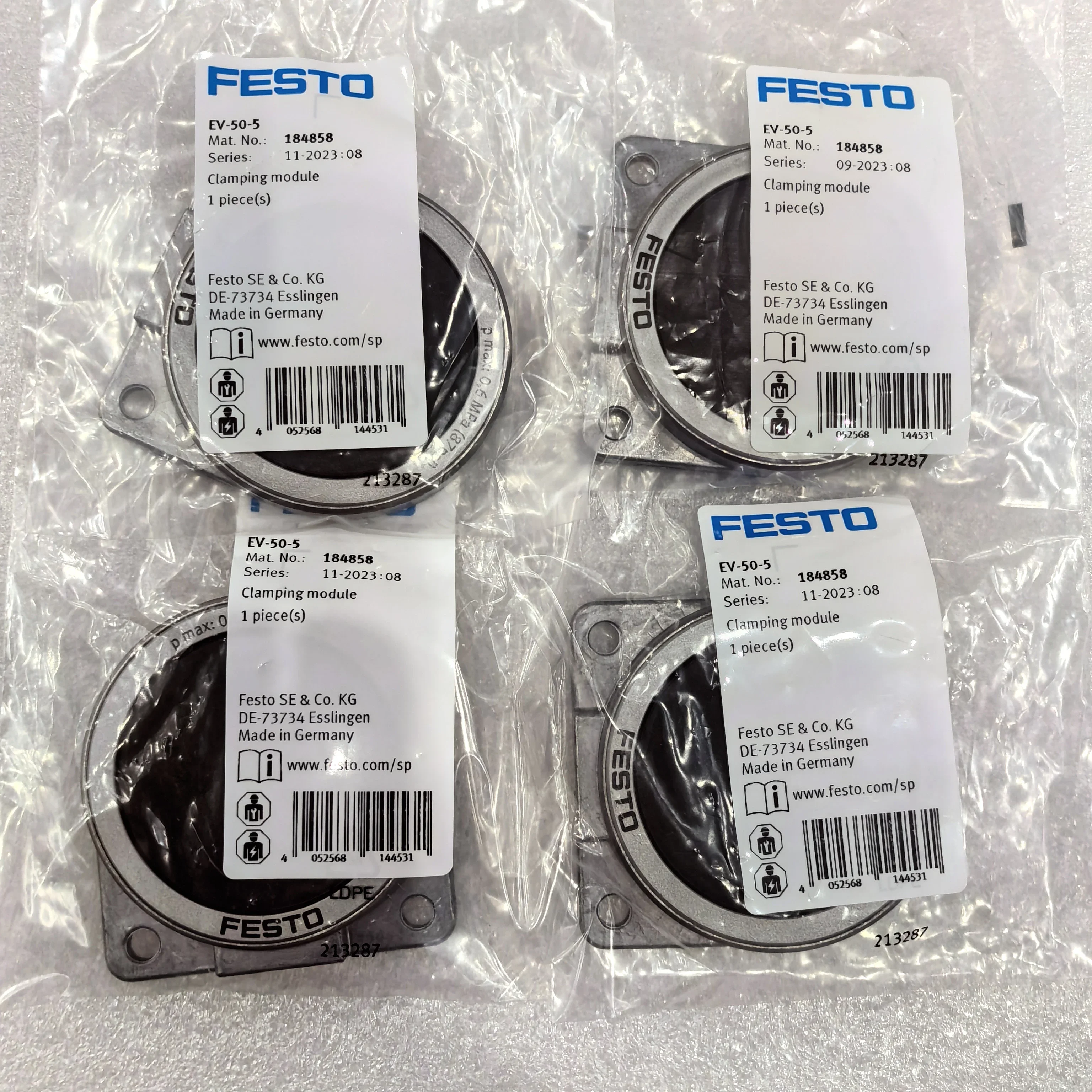 Festo diaphragm clamping cylinder EV-12/16/20/25/32/40/50/63-4/5 150685