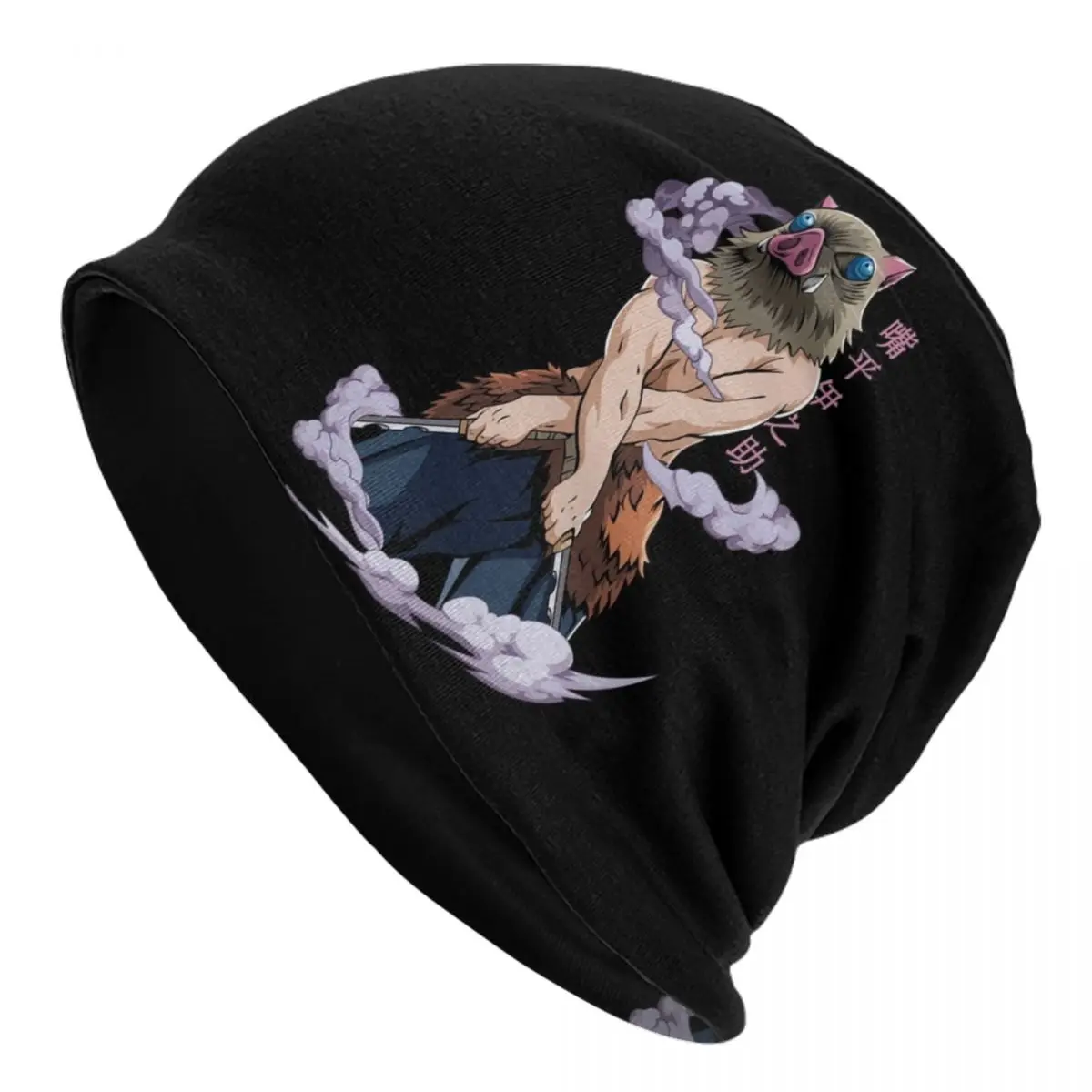 

Inosuke Anime Slayer Demon Slayer Men Women Beanies Caps Knitting Bonnet Hat Warm Fashion Autumn Winter Outdoor Skullies Hats