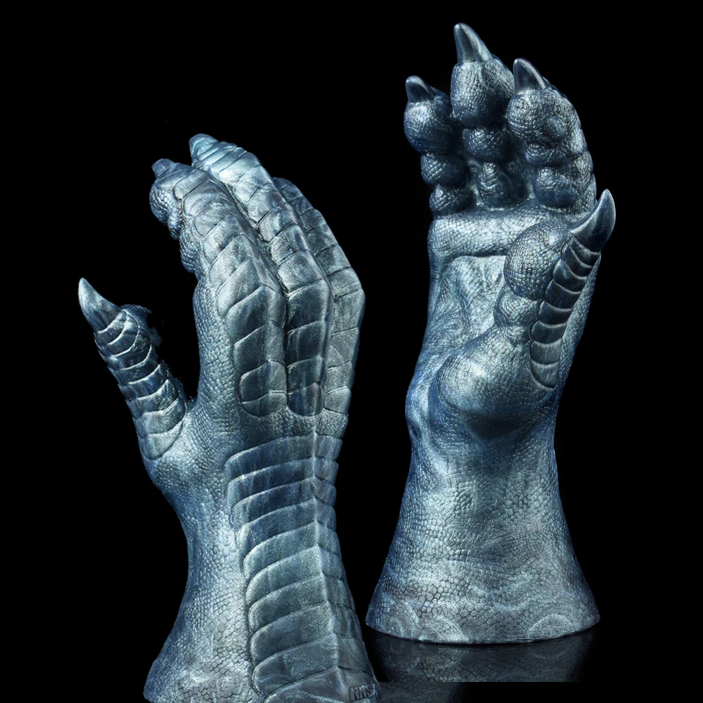 NNSX Dragon Claw Anal Plug Fantasy Sex Toy Artificial Hand Clitoral Nipples Stimulate Large Anal Plug Foreplay Toy for Women Men