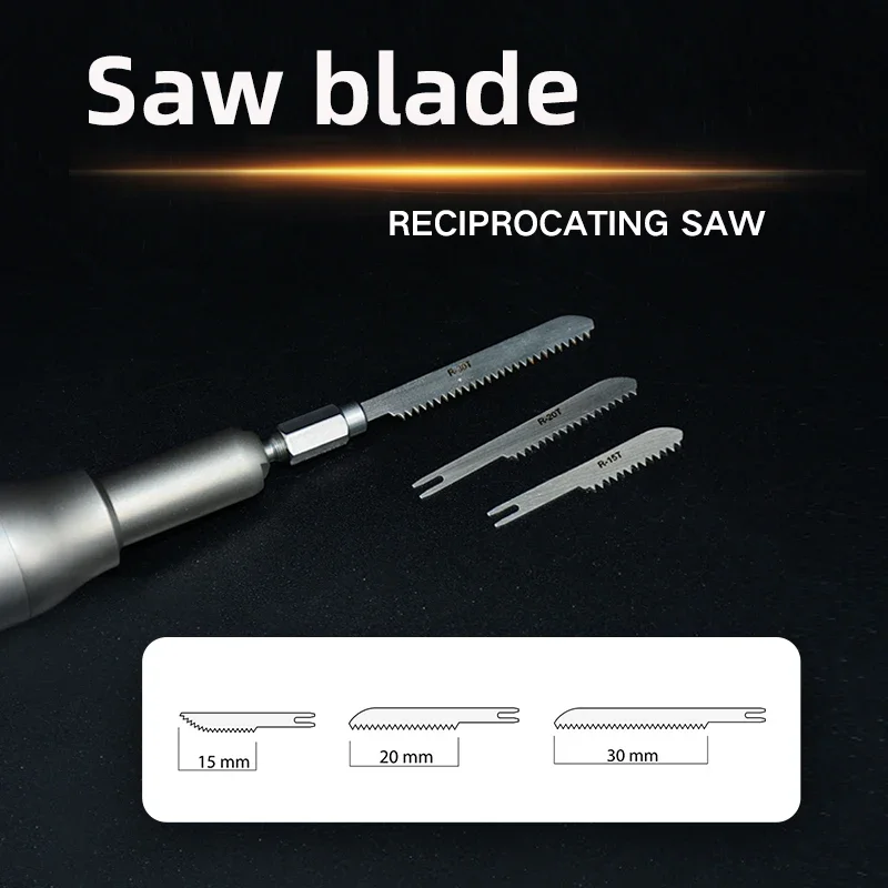 Dental Micro Saw Surgical Handpiece 1.8mm Reciprocating Saw Blades Hand Piece