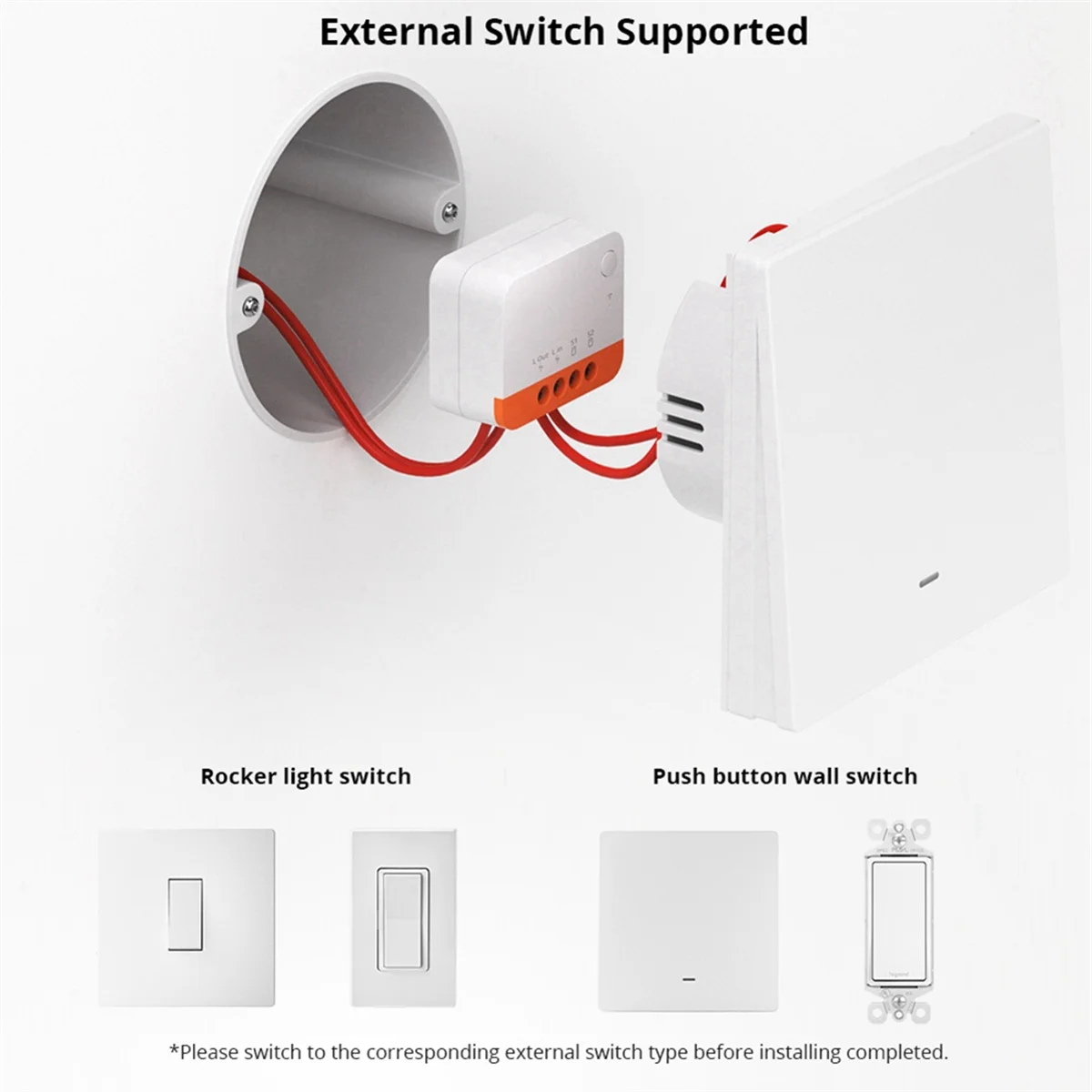 ZBMINI-L2 Cable requerido Extreme Zigbee Smart Switch compatible con Alexa