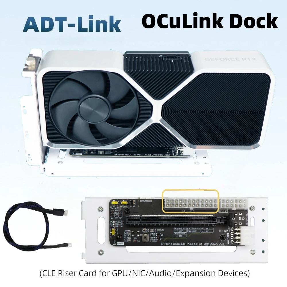 station-d'accueil-graphique-oculink-station-d'accueil-pour-gpu-externe-m2-sff8611-pour-pc-de-jeu-rtx4090-7900xt-extension-pcie40x4-carte-oculink-4i