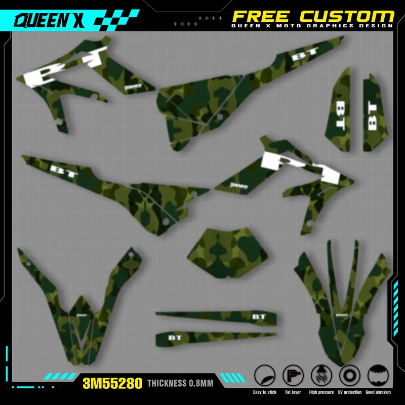 

QUEEN X MOTO For BETA Xtrainer 2015 2016 2017 2018 2019 Motorcycle Team Graphics Decal Sticker Kit 0010