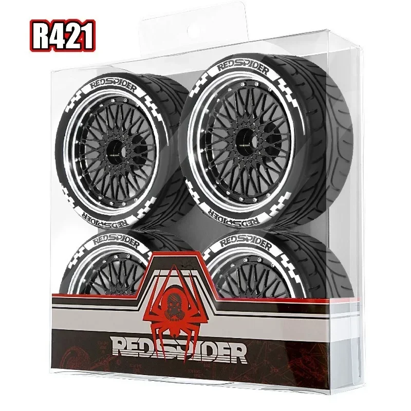 

1/10 RC Racing Wheels Tires Metal Wheel Rims Hub12mm Hex for 1:10 RC On Road Car Tamiya Kyosho TT01 TT02 XV01PTG-2 HSP HPI