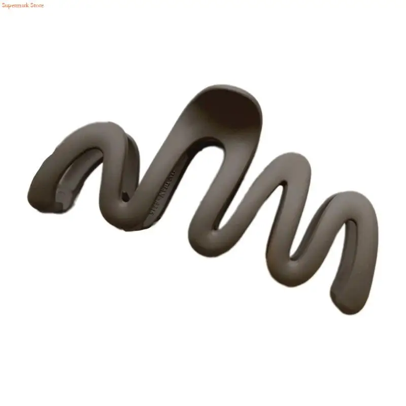 Q5WE Modern Ponytail Claw Hair Clip Barrettes Clamp Wide Hair Adornment Hair Ornaments Fun Hairpin for Girls Casual Wear