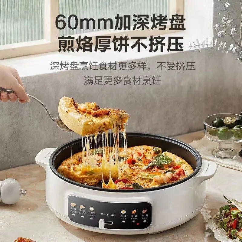 Electric cake pan household enlarged, deepened and thickened non-stick pancake pan cake stall machine