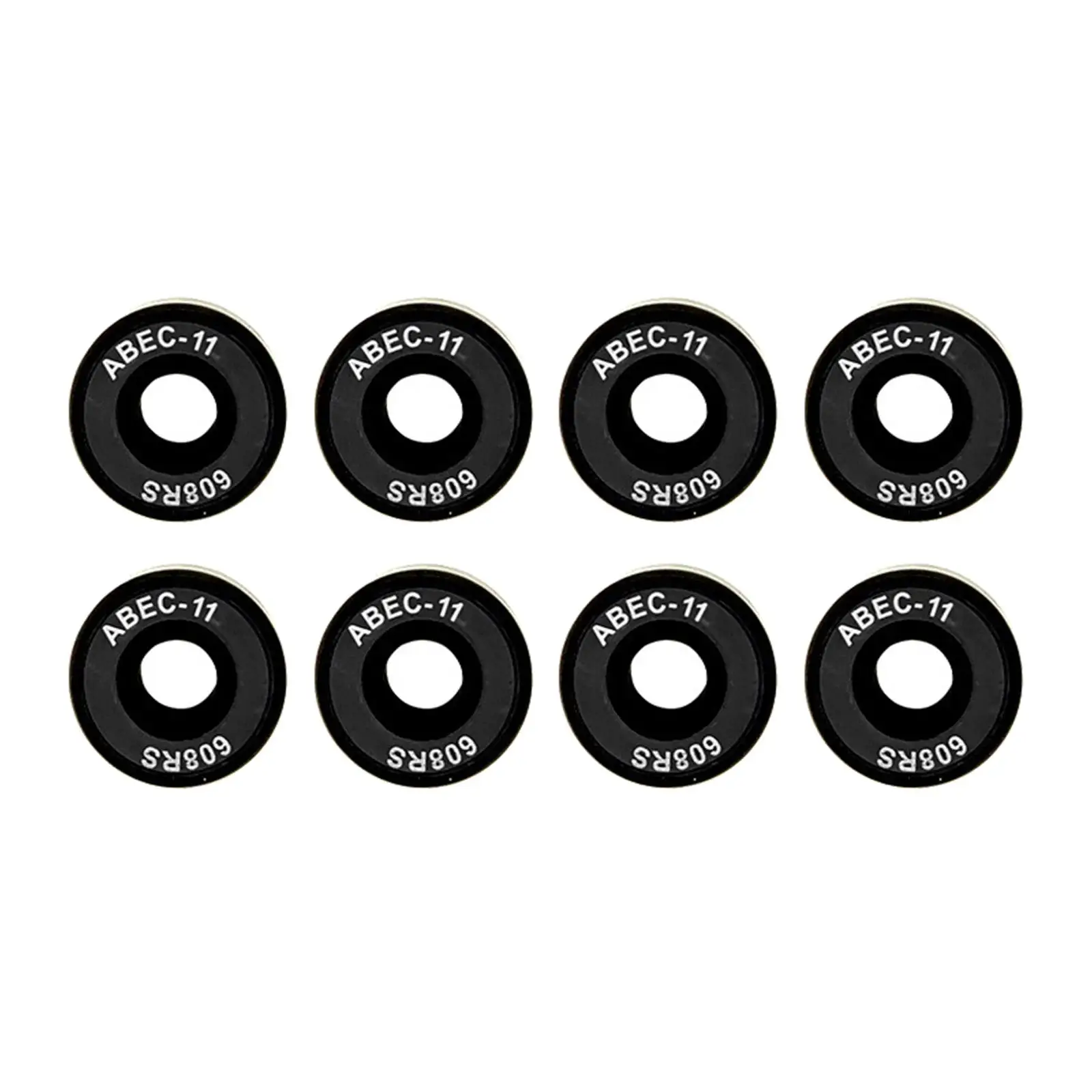 8Pieces Wheels Bearings for , Longborad, Inline Skates, Roller Skates, Spinners, 22mm Miniature Ball Bearings, ABEC-11