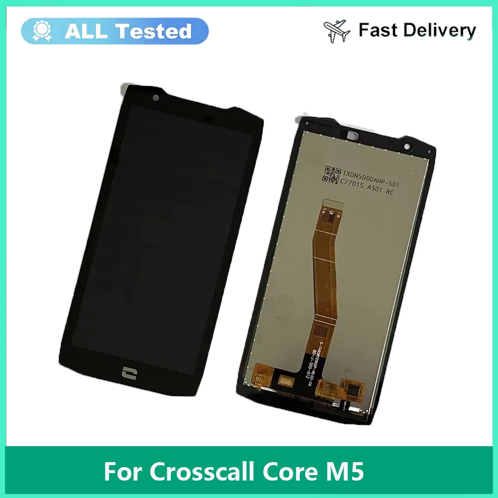 Tela LCD com Digitalizador de Tela Sensível ao Toque para CROSSCALL Core X5 X4 e CROSSCALL Action X3 X5