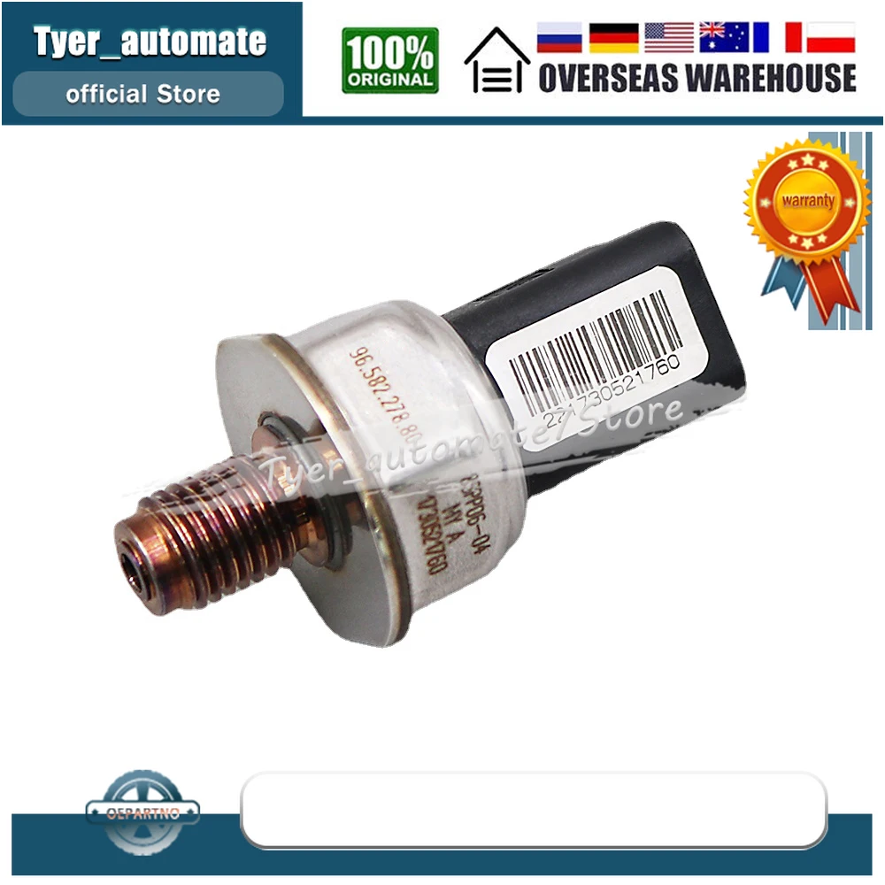 85PP06-04 Citroen C3 C4 용 연료 레일 압력 센서 BERLINGO DISPATCH C5 Fiat Scudo Peugeot 207 407