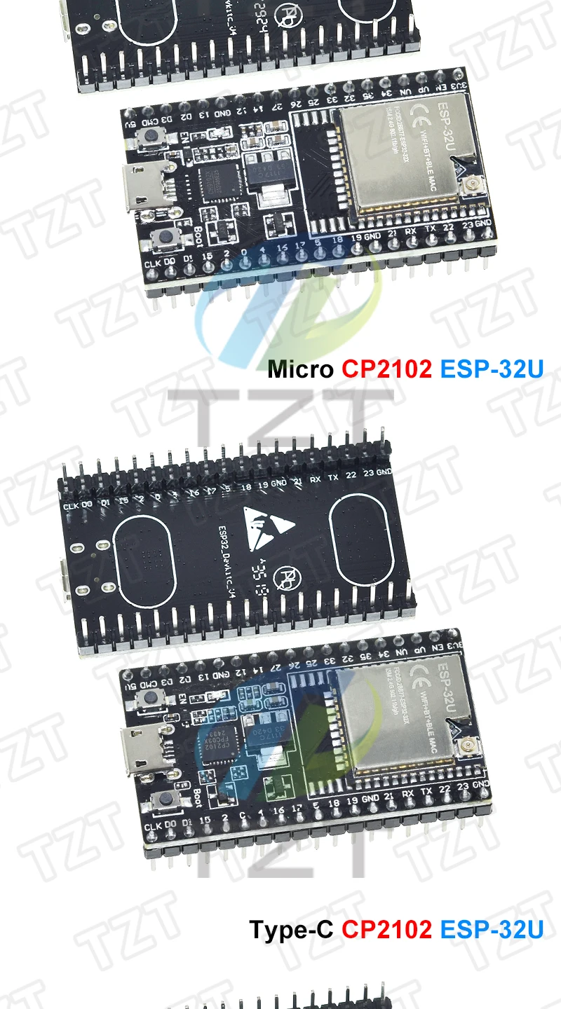 ESP32-DevKitC Core Board ESP32 Entwicklungsboard ESP32-32D ESP32-32E ESP32-32U ESP32-32UE WIFI+Bluetooth – Detail 9
