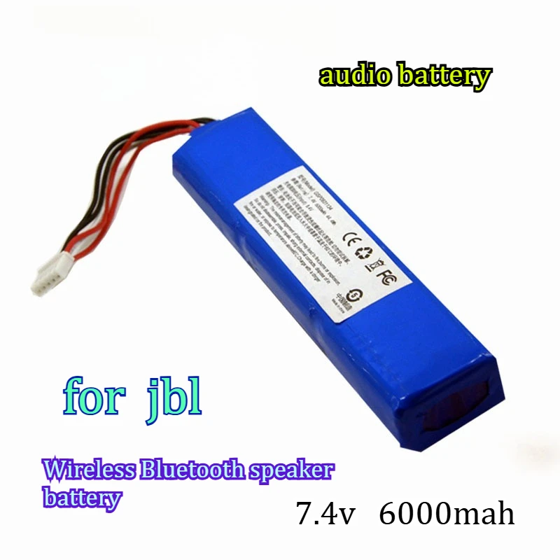 

Аккумулятор 7.4V 6000mAh для JBL War Drum Xtreme GSP0931134, сверхдолговечный, перезаряжаемый, с увеличенным запасом хода