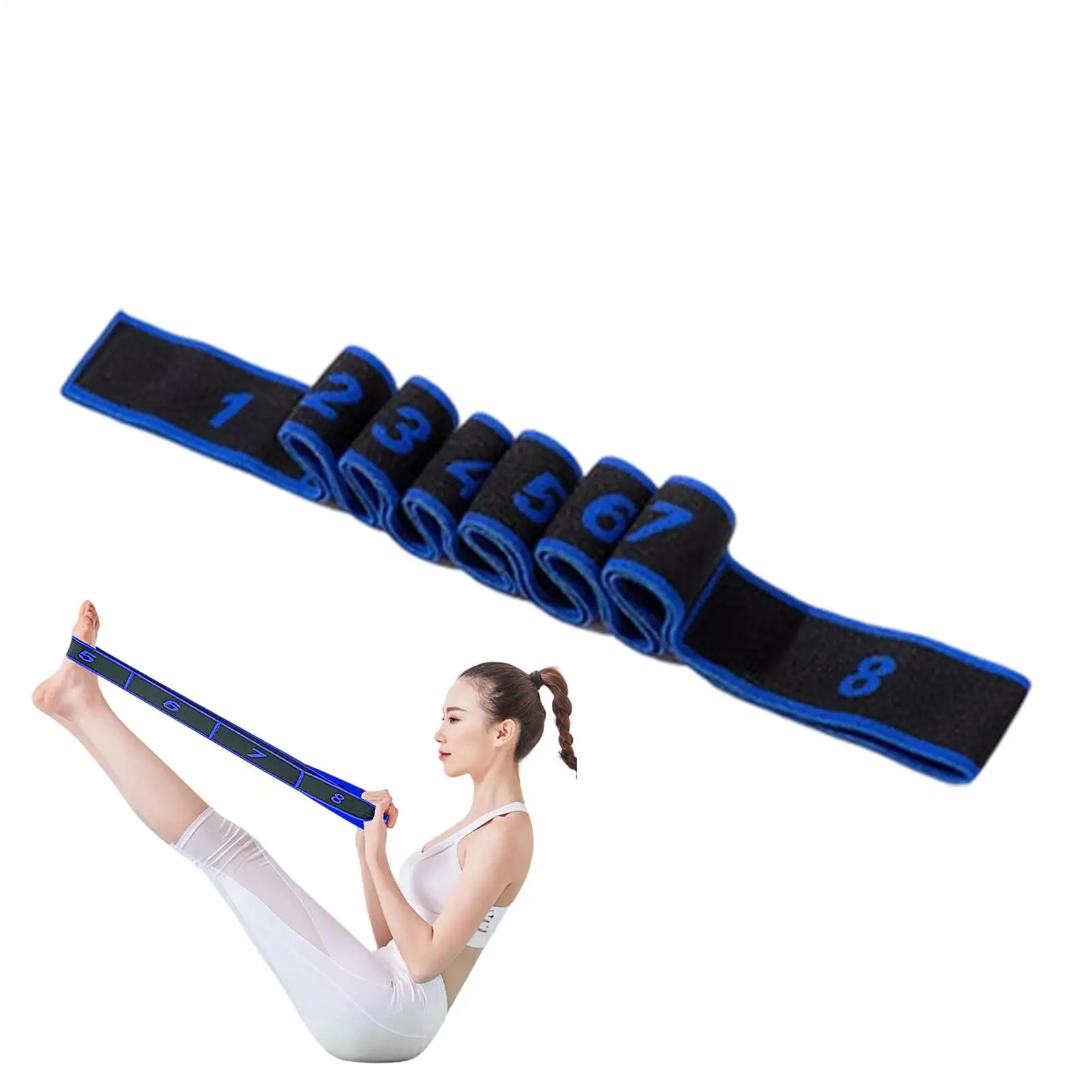 

Anti-Slip & Skin-Friendly Resistance Bands For Women & Beginners, Elastic Workout Bands For Yoga Pilates, Home Strength Training