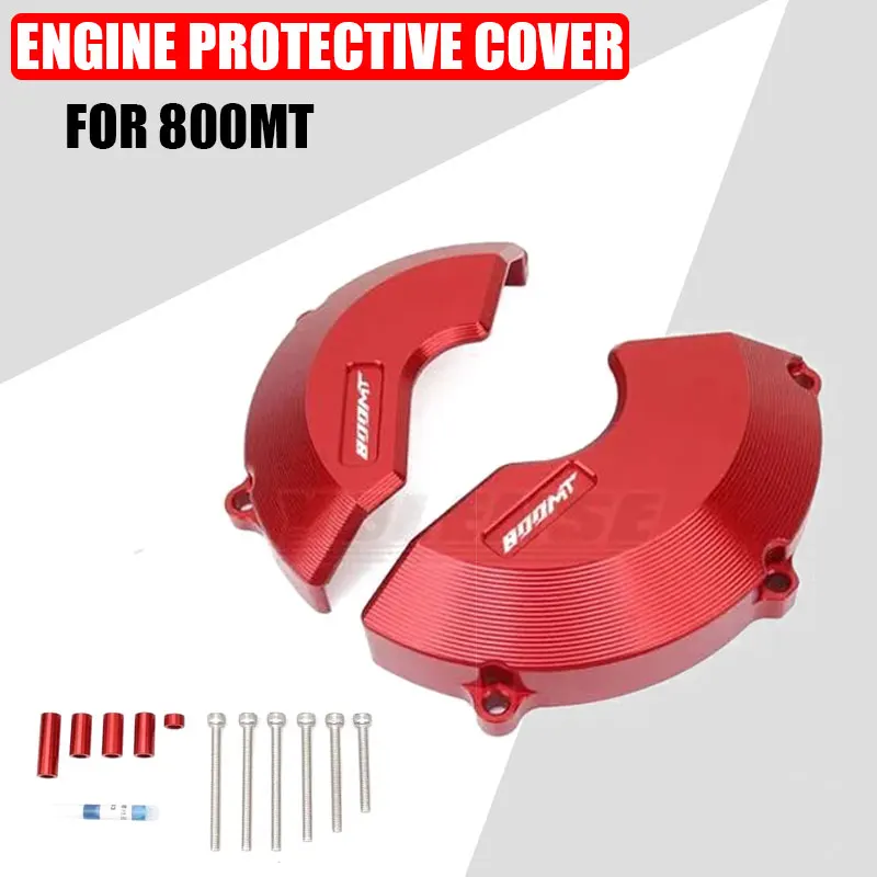 

Аксессуары для мотоциклов CNC Защитная крышка двигателя обтекатель защитные слайдеры противоударный коврик для 800MT