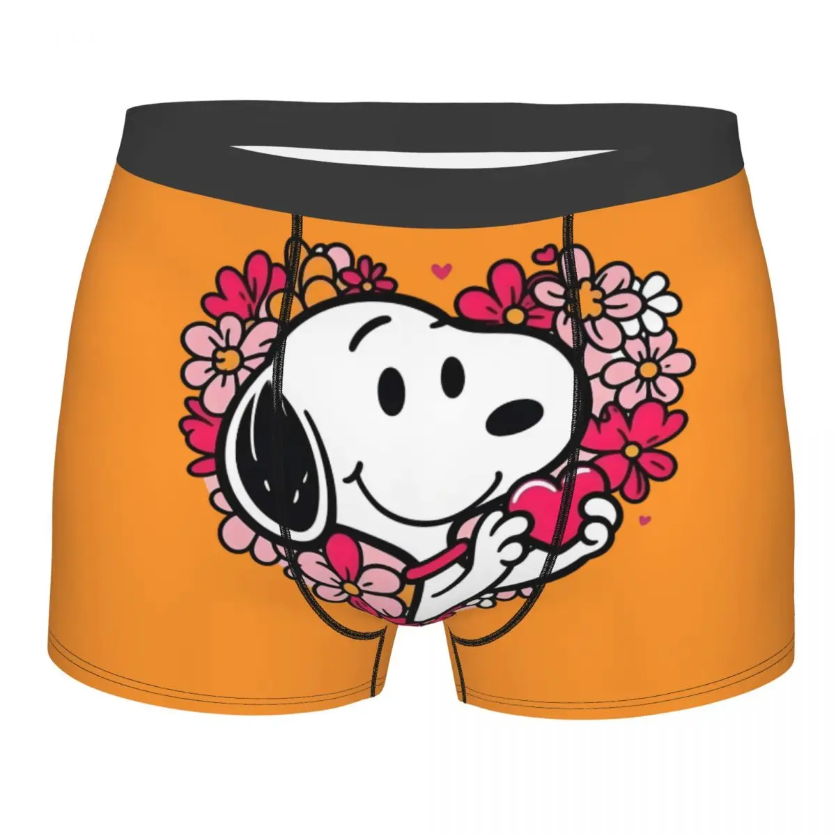 

Custom Cute Cartoon S-Snoopys Underwear Male Printed Boxer Briefs Shorts Panties Breathable Underpants
