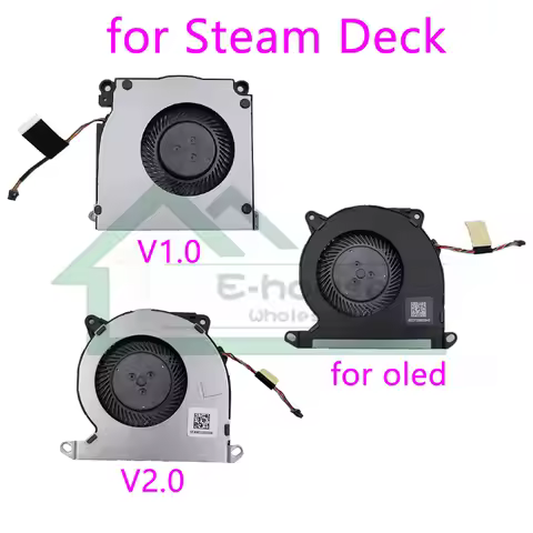 E-house 5pcs Original New for Steam Deck CPU Cooling Fan Replacement for Steam Deck OLED Built-in Fan
