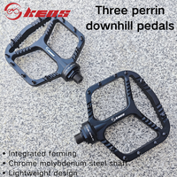 KEOS  3 Sealed Bearing Bicycle Pedals  LightweightAnti Slip Aluminium Alloy Pedal Large Platform  Cycling Accessory Bike