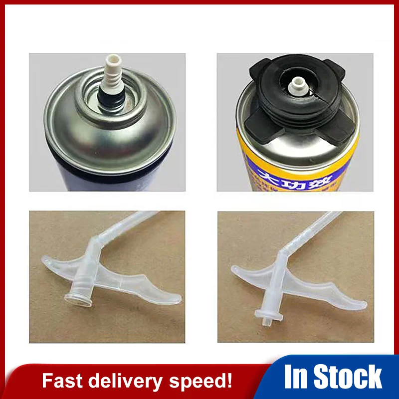 10Pcs/lot Spray Foam Tubes Nozzle Filling Polyurethane Foam Glue Gun Connection Tube Replacement DIY Insulating Foam Tube
