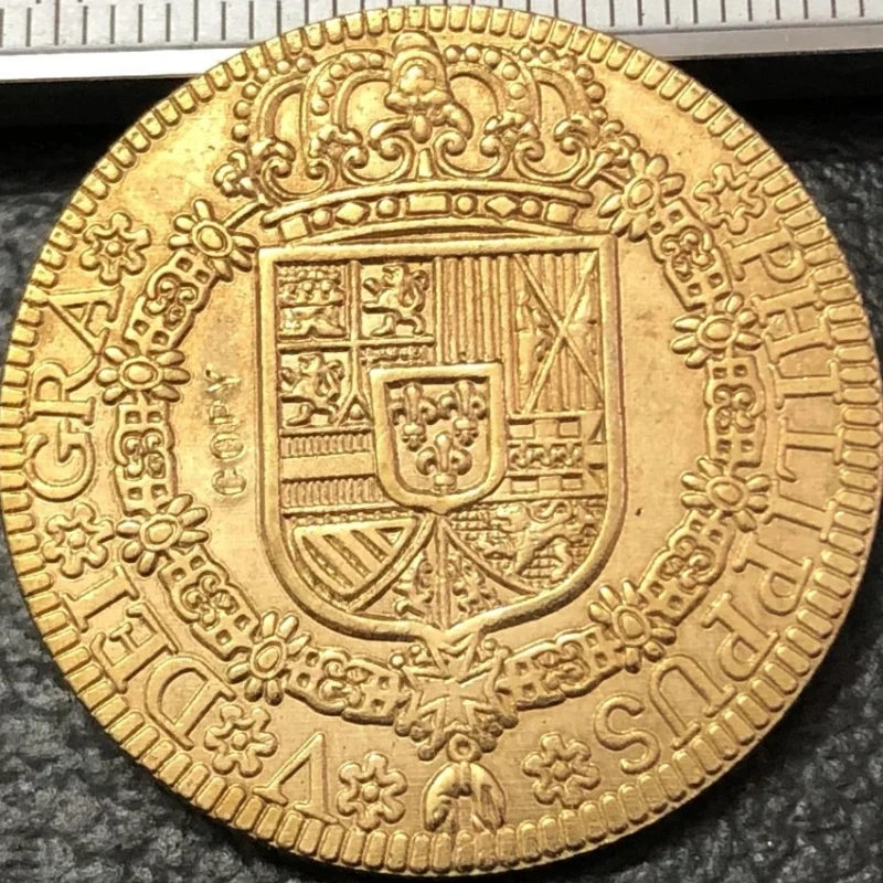 1725 Spain 4 Escudos-Felipe V Cuenca Gold Copy Coin