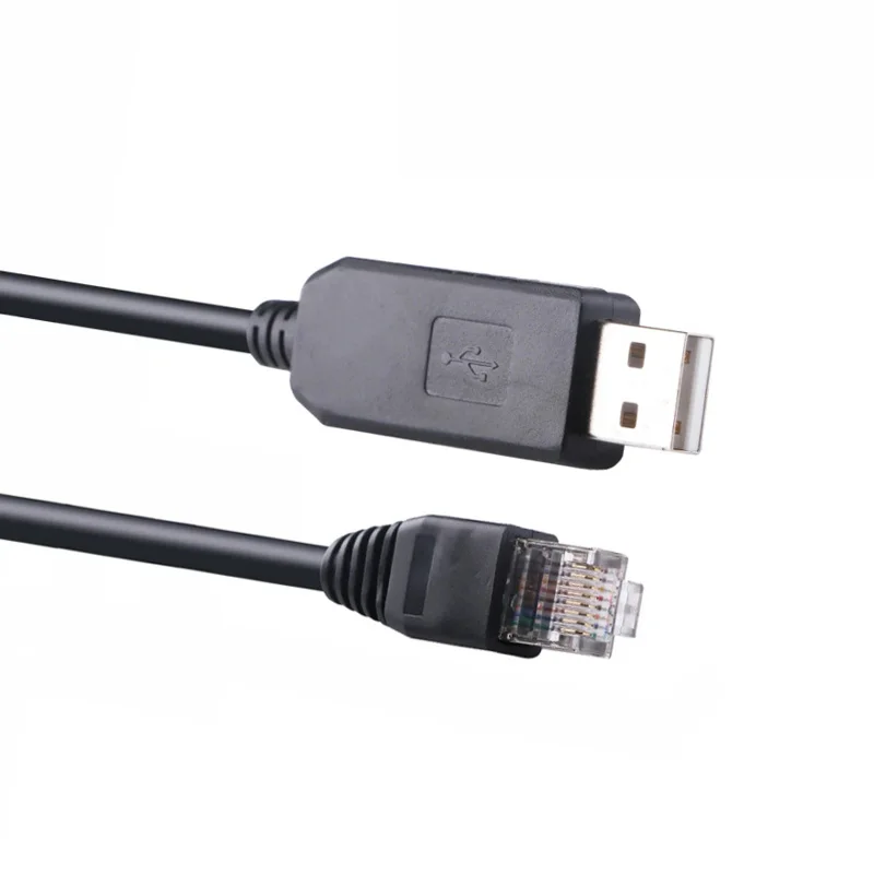 

US2000C US3000C US5000 Lithium Battey Console Communication Cable Prolific PL2303 USB RS232 to RJ45 8P8C Serial Debug Cable