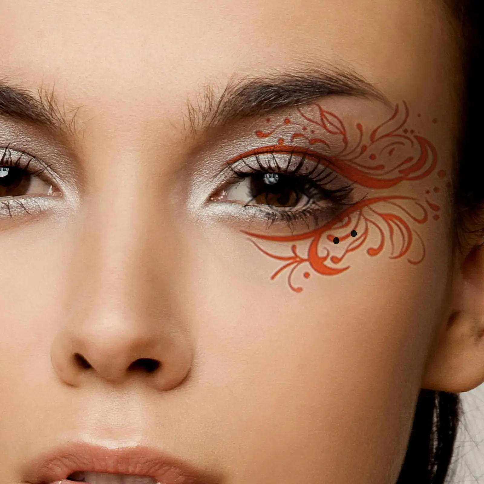 

10 Sheets Eye Stickers Makeup for Women Girls Corner Eye Tattoos Waterproof Temporary Face Decals Fashion Festival Rave Party