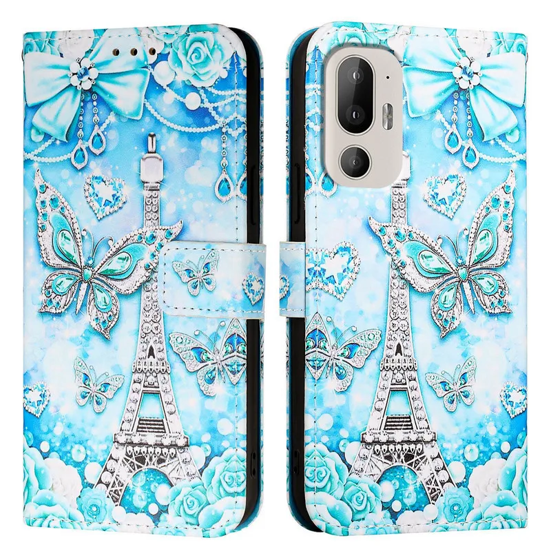 For HTC U24 Pro 5G 2024 3D Emboss Flora Wallet Case for HTC U24 Pro Leather Card Flip Magnet Book Funda HTC U24 U 24 Pro Cover