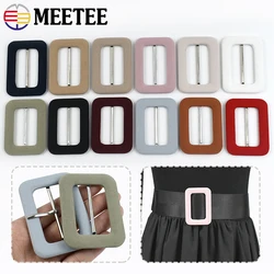 2Pcs 35/45/50mm Metal Tri-Glide Pin Buckle Waistband Slider Adjustable Clasp for Bag Strap Belt Buckles DIY Sewing Accessories