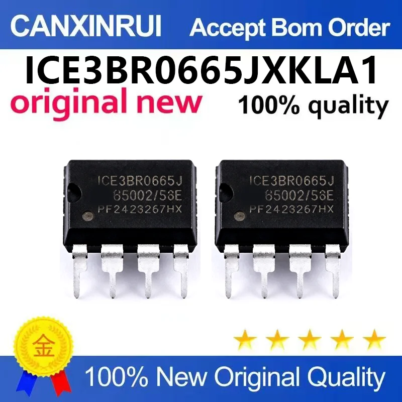 (5pcs-100pcs)Original ICE3BR0665JXKLA1 DIP-8 voltage regulator