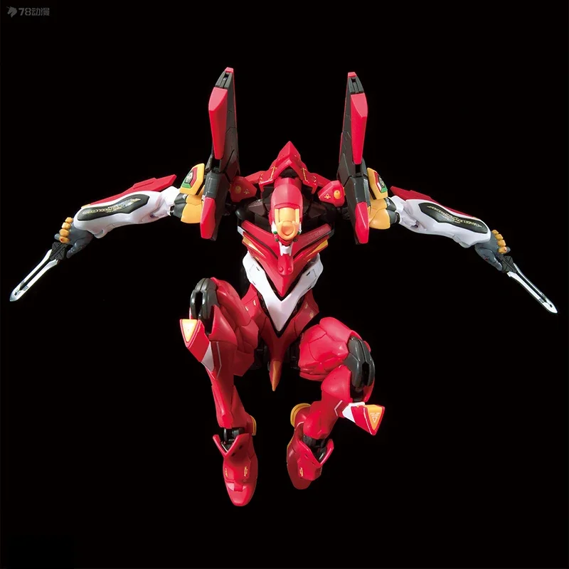 BANDAI Original GUNDAM RG EVA SERIES EVA 2 MACHINE  Anime Action Figure Assembly Model Toys Collectible Model Ornaments Gifts